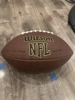 ► WILSON NFL Official Size Super Grip Composite Leather Game Football