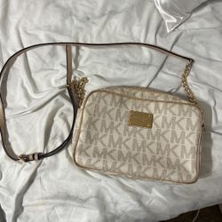 Michael Kors White Purse