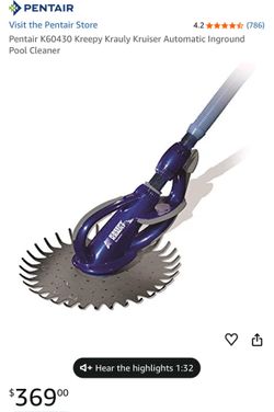 Pentair K60430 Kreepy Krauly Kruiser Automatic Inground Pool Cleaner
