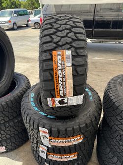 285/65R18 Arroyo RT tires mounted and balanced included and balanced