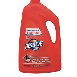 Resolve Carpet Steam Cleaner Solution, 60oz Bottle, 2X Concentrate