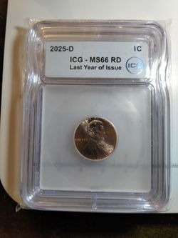 Last year 2025-D Lincoln Memorial Penny