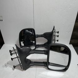 LA Zona Auto Parts 2003 to 2014 Ford E150 E250 E350 E450 E550 Econoline Towing Mirrors Espejos Manual