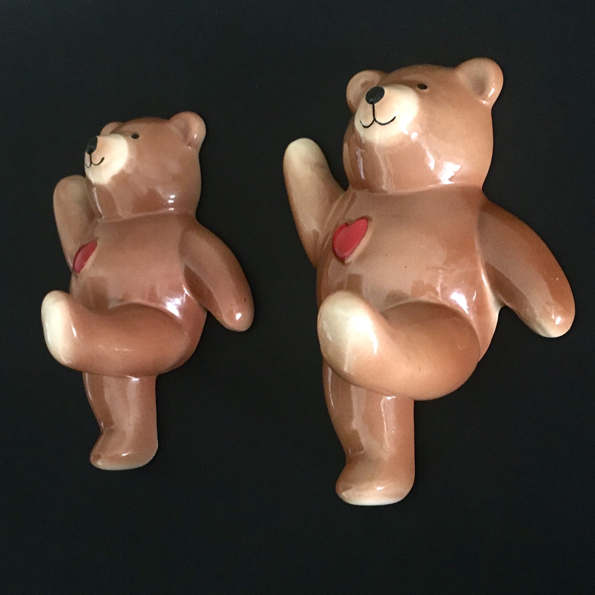 Vintage kids teddy bear hook wall hanging 🧸 2 for $20