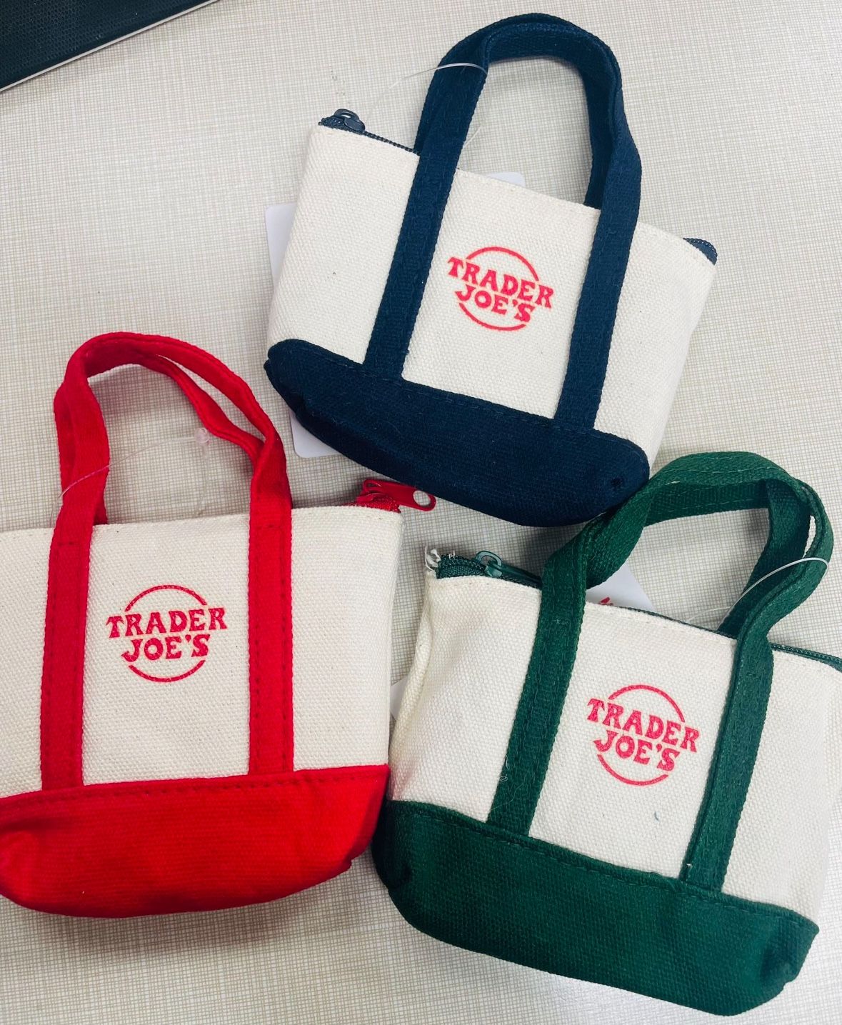 New Trader Joes Micro Mini Tote Bag 2 In 1 Reusable Bag