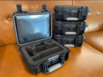 Waterproof / Airtight Pressurized Black Security Hard Cases 🔒
