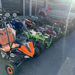 Gas ATV And Dirt Bikes