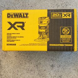 Dewalt 20v Router Brushless XR WITH VARIABLE SPEED Brand New Tool Only 