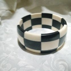 Vintage Checkered Bracelet 