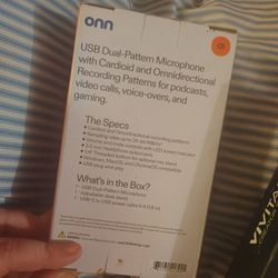 USB Dual Pattern Microphone