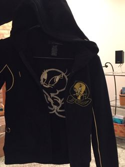 Tweety bird hooded sweatshirt