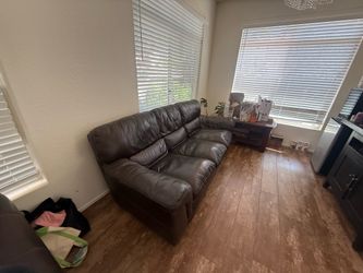 Leather couch
