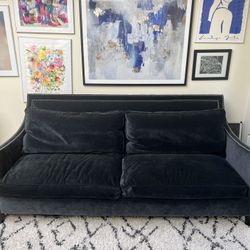 Custom Velvet Sofa