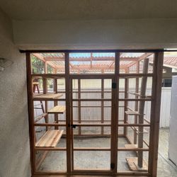 NEW Custom Catio Cat House - Cedar Wood - Beautifully Crafted - Safe, High Quality & Fun - 1k+