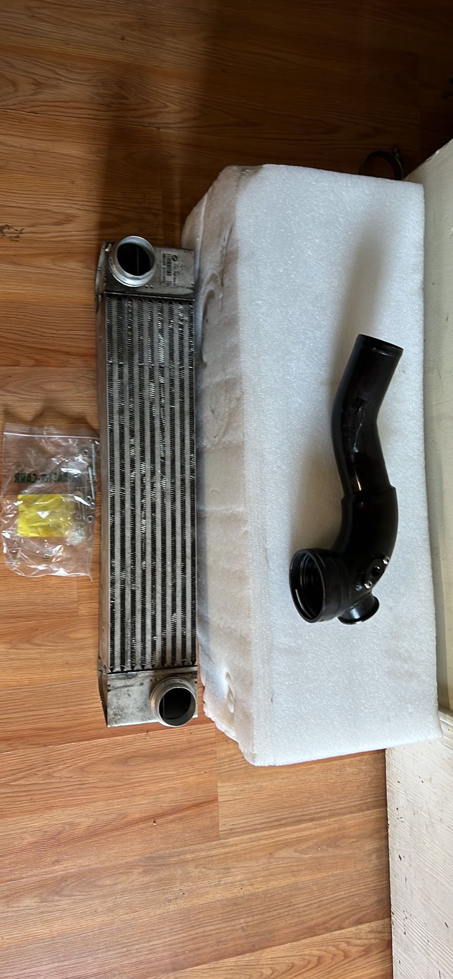 2008 Bmw 535 Intercooler And Aftermarket Down Pipe 