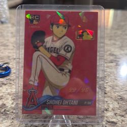 2018 East Coast Customs Ohtani Red Cracked Ice 22/25