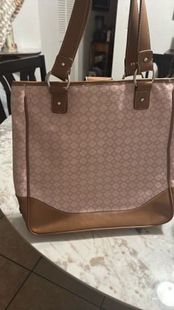 Vintage Nine West pink large tote bag