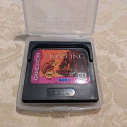 The Lion King Used Game For Game Gear Used Sega.