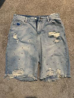 Rhinestone shorts