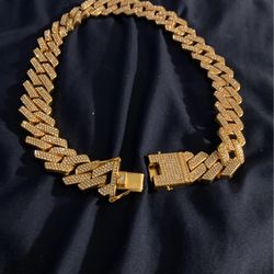 Diamond Cuban link chain