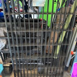 metal exercise pen with door 