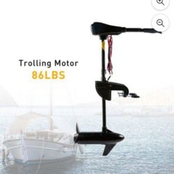 86LBS Thrust Electric Trolling Motor for Fishing Boats Freshwater and Saltwater Use

