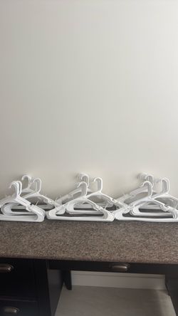 White Hangers (9 dozen)