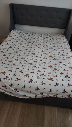 Queen bed frame with 4 drawers no mattress