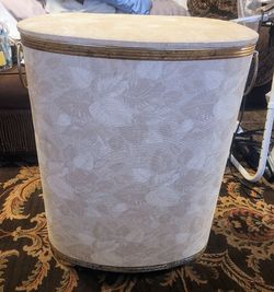 Vintage  c1960's  Laundry Hamper  $75.00