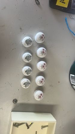 9 Vintage Portmeirion Botanic Garden Ceramic Knobs w/ Screws