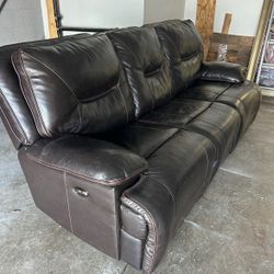 Recliner Leather Sofa Couch FREE DELIVER