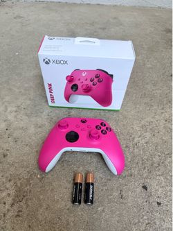 Xbox controller (deep pink) $50 batteries included