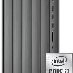 HP ENVY Desktop Computer, Intel Core i7-10700, 16 GB RAM, 1 TB Hard Drive & 512 GB SSD Storage, Windows 10 Pro (TE01-1254, 2020 Model)