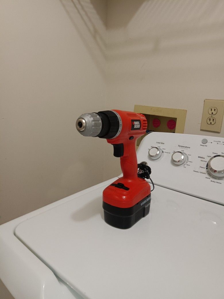 Black & Decker 14.4V Cordless Drill + Charger – $25 OBO
