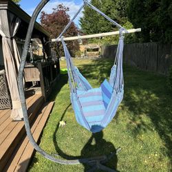 Porch Swing Base And Hammock