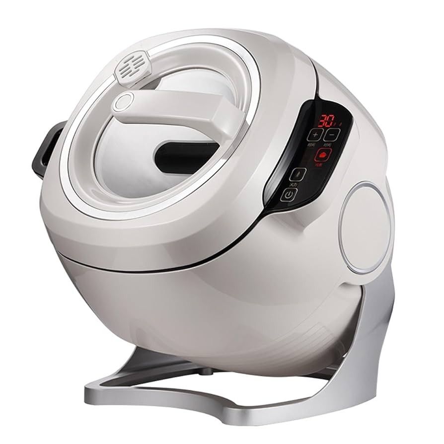 New 1000w Automatic Cooking Machine, 6L 360° Rotation Pot Commercial Auto Stir Fry Machine for Cooking & Stewing, Rice Cooker, Multifunctional Choose