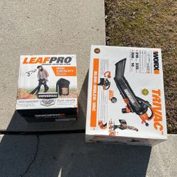 Work Trivia Blow Mulch Vac And Collection System 