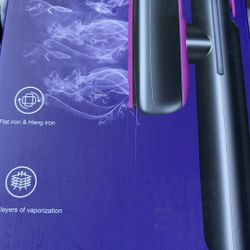 Travel Steamer for Clothes, 1200W Portable Steamer ＆ Iron 2 In 1, 13s Heat Up, LED Touch Display with 5 Modes, Large Ceramic Heat Panel, 110ml Tank, G