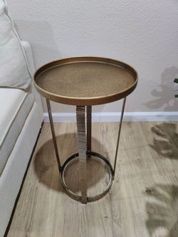 Gold/Brass Side Table
