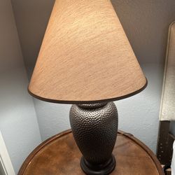 Set of 2 Table Lamps Lamps with shades and finials
