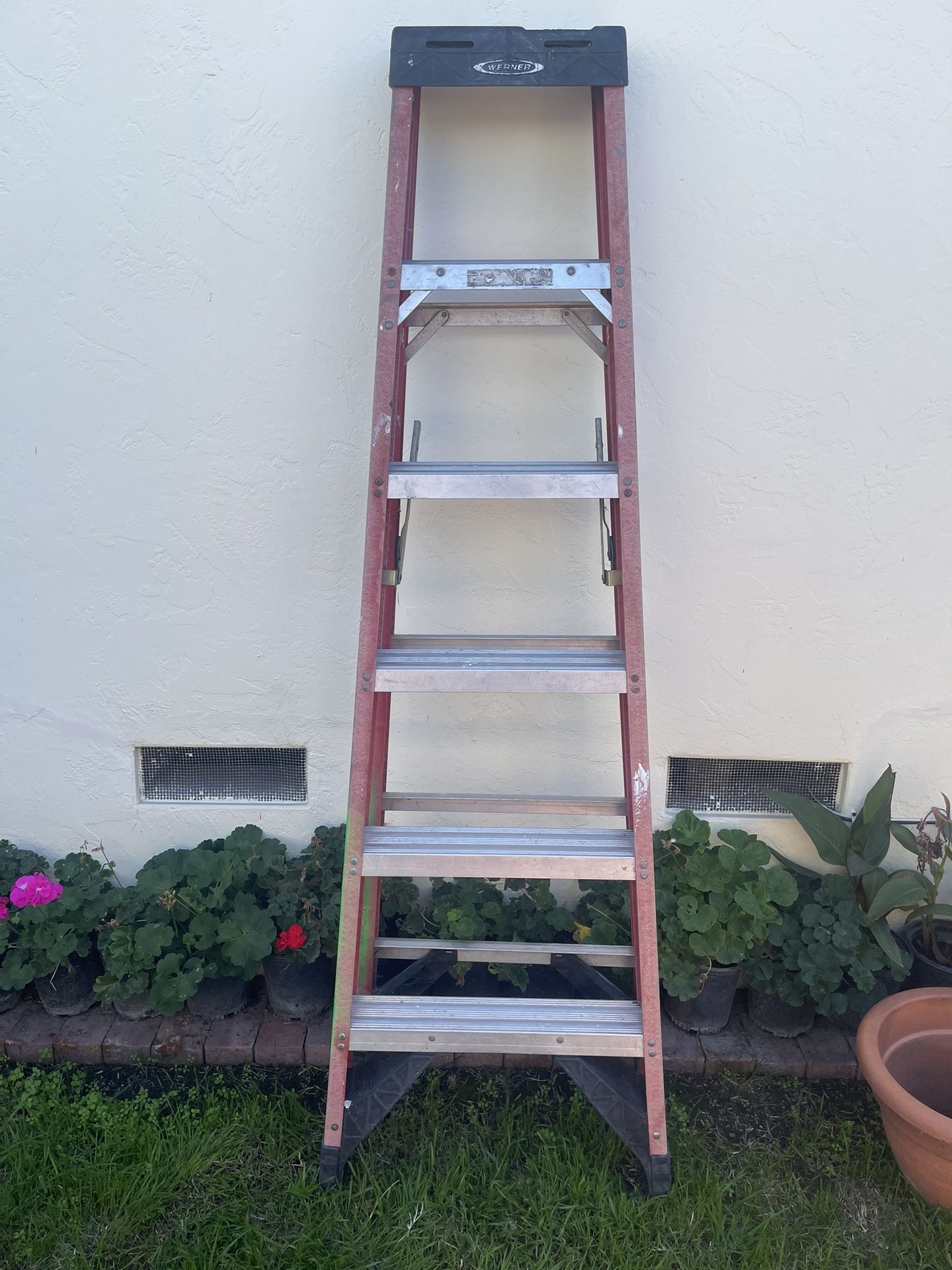 Werner Fiberglass 8ft Ladder, $75