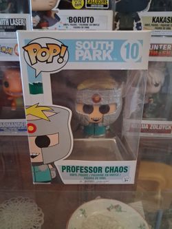 Funko Pop! featuring Professor Chaos from South Park.