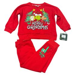 Christmas Sweatshirt And Joggers The Grinch 
