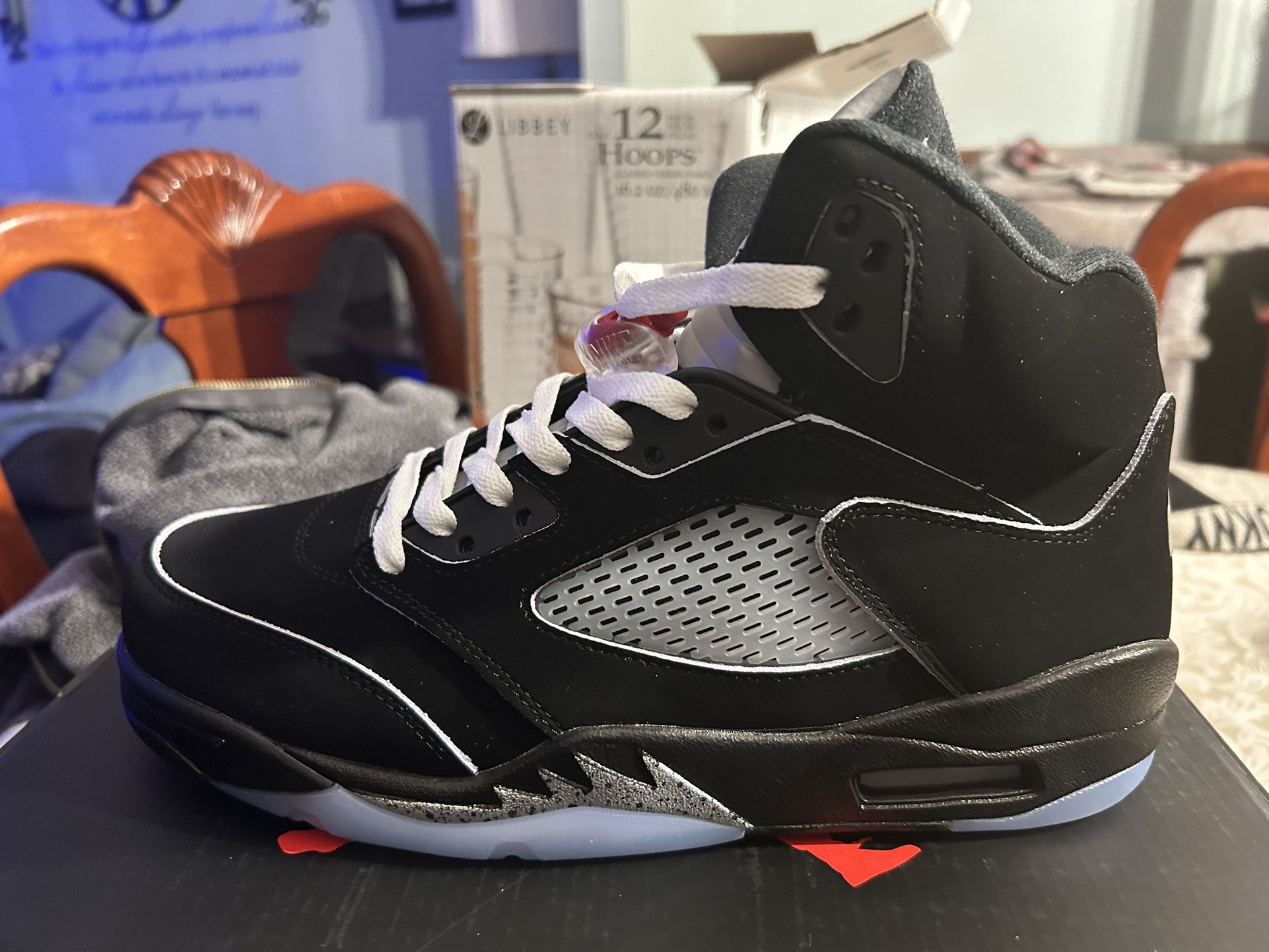 Jordan 5 Metallic Black Size 11