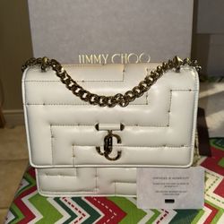 Avenue Shoulder Bag Latte/Light Gold