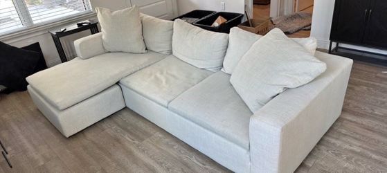 Living Space Sectional Couch with Reversible Chaise