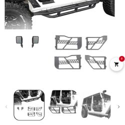 Tubular Doors Half Doors(07-18 Jeep Wrangler JK 4 Door) - Ultralisk 4x4