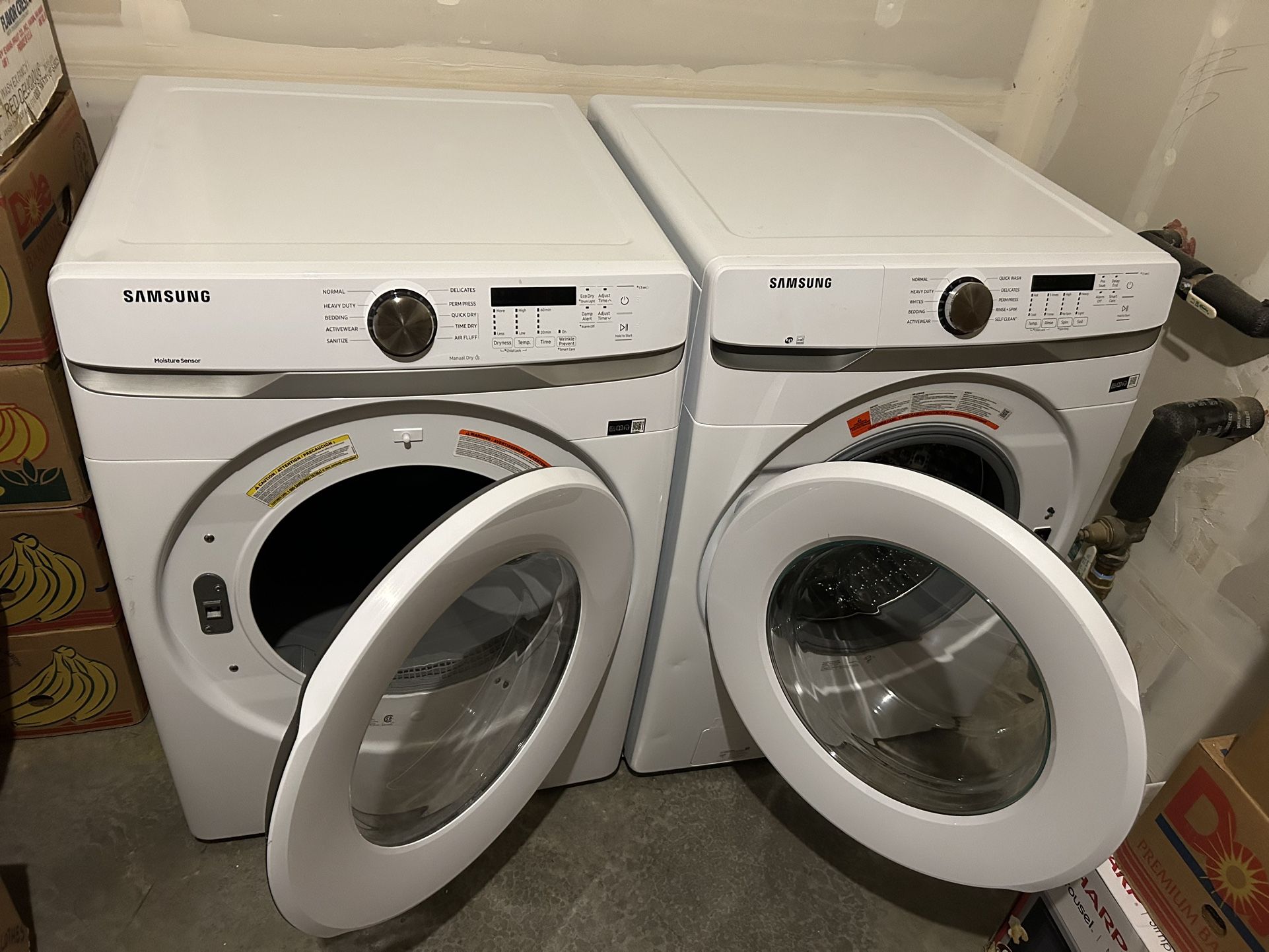 Samsung Washer & Dryer (1 Year Used)