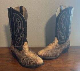 Men’s Durango Snakeskin Boots 10 1/2 EE