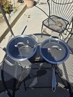 Calphalon Pot And Pan With Glass Lids